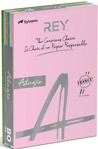 Rey Carta colorata RYADA160X905 Colori assortiti 160 g/m² (250 x, A4)