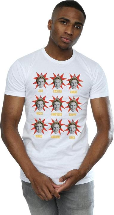 Actual product image Elf Mens Buddy Moods T-Shirt (S)