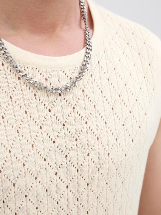 Produktbild Jack & Jones Einfarbig Gestricktes T-Shirt Gestricktes T-Shirt (M)