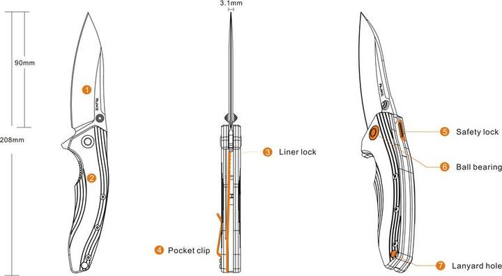 Produktbild Ruike P841-L (9 cm)