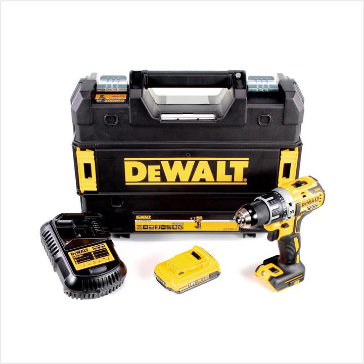 Produktbild DeWalt DCD 791 D1 Akku Bohrschrauber Brushless 18V 70 Nm + 1x Akku 2,0 Ah + 1x Schnelladegerät in TS