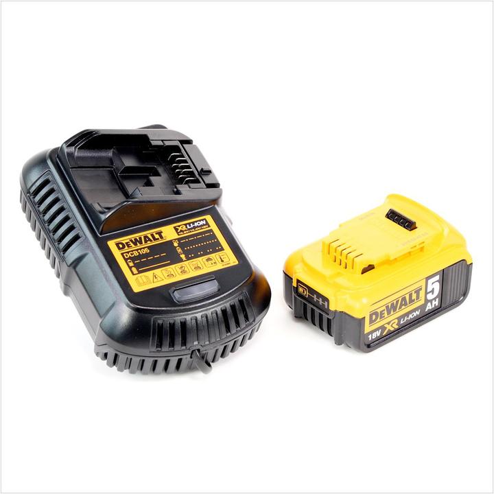Actual product image DeWalt DCD 791 P1 18 V Brushless Cordless Drill Driver + TSTAK-Box + 1 x Battery DCB 184 5,0 Ah + DC