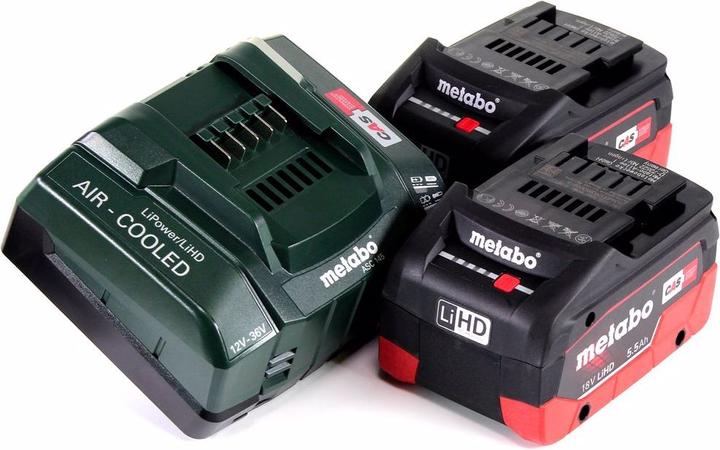 Produktbild Metabo SSW 18 LTX 300 BL Akku Schlagschrauber 18V 300Nm 1/2" Brushless ( 602395840 ) + 2x Akku 5,5Ah (Akkubetrieb)