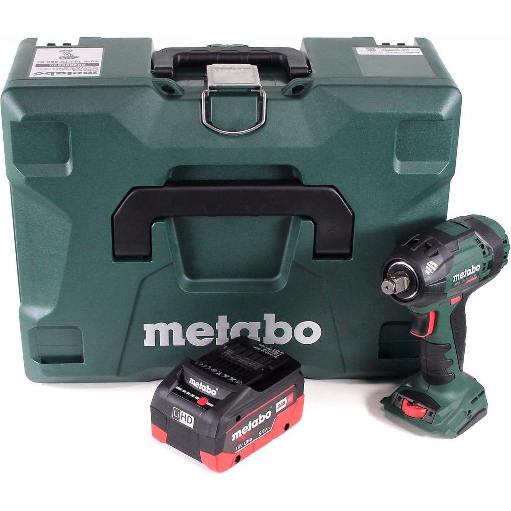 Thumbnail - Metabo, Bohrmaschine + Akkuschrauber, SSW 18 LTX 300 BL Akku Schlagschrauber 18V 300Nm 1/2" Brushless ( 602395840 ) + 1x...