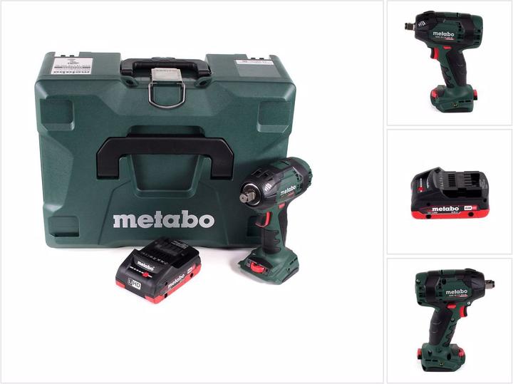 Produktbild Metabo SSW 18 LTX 300 BL Akku Schlagschrauber 18V 480Nm 1/2" Brushless ( 602395840 ) + 1x Akku 4,0Ah