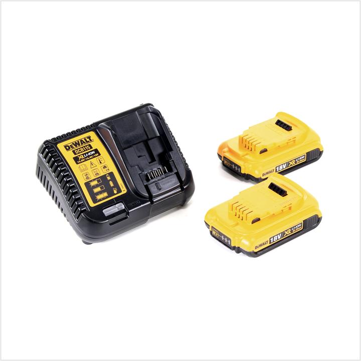 Productafbeelding DeWalt DCF 887 D2 Accu Slagmoersleutel 18V 205Nm 1/4" Borstelloos + 2x Accu 2.0Ah + Snellader +