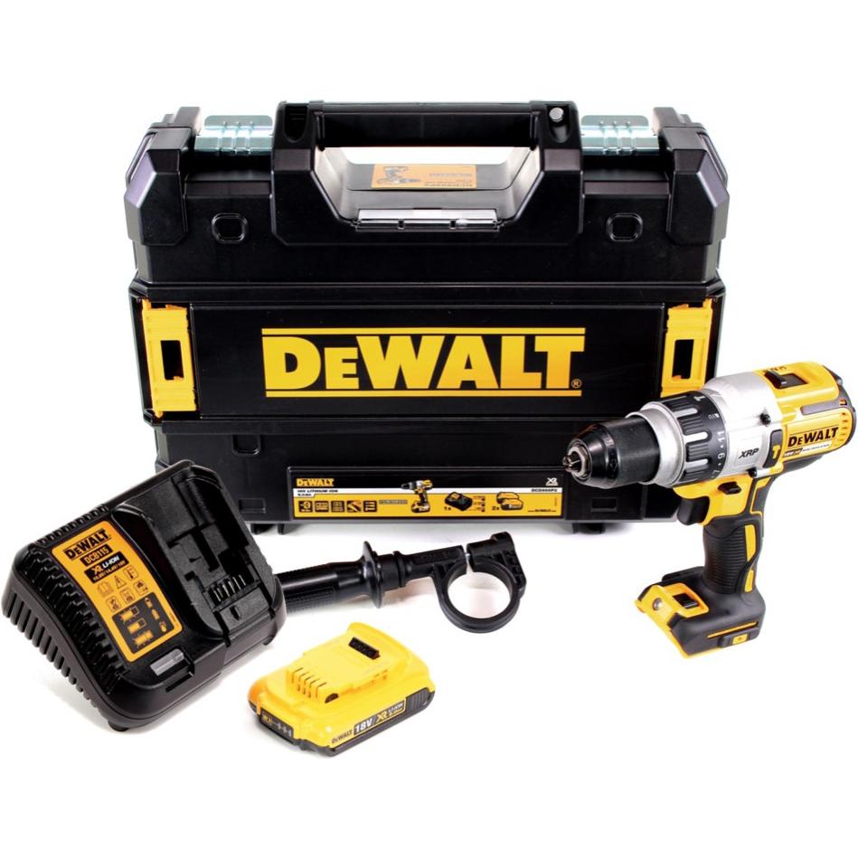 Thumbnail - DeWalt, Bohrmaschine + Akkuschrauber, DCD 996 Akku Schlagbohrschrauber 18V 95Nm Brushless + 1x Akku 2,0Ah + Schnellladeg...