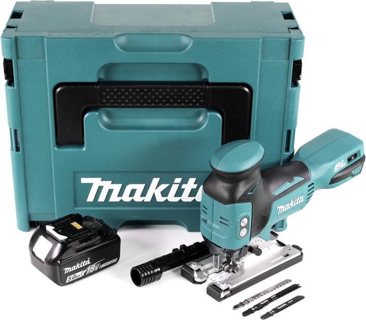 Produktbild Makita DJV 181 T1J Akku Pendelhubstichsäge 18V Brushless + 1x Akku 5,0Ah + Makpac - ohne Ladegerät