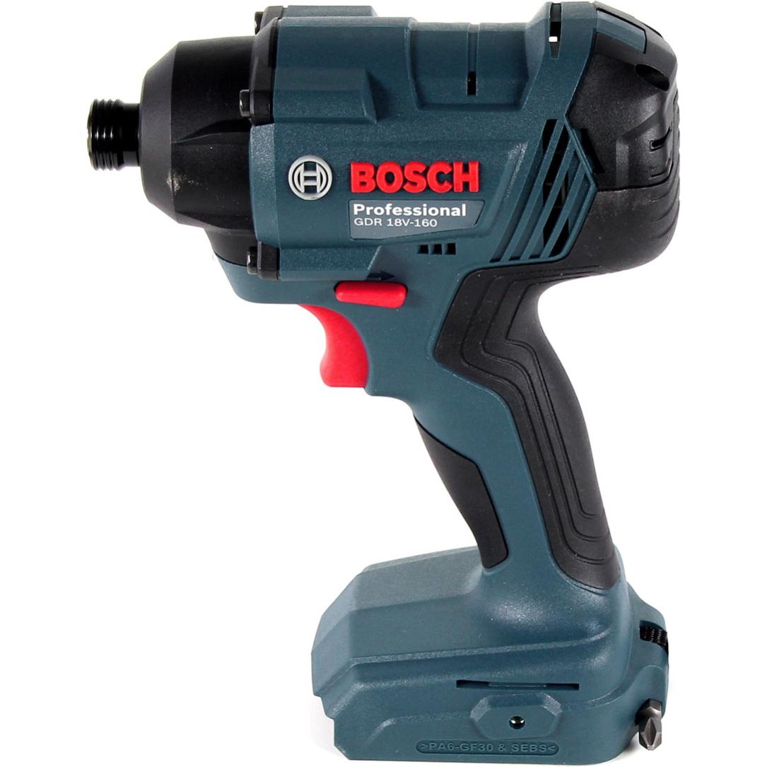 Thumbnail - Bosch Professional, Bohrmaschine + Akkuschrauber, Bosch GDR 18V-160 Akku Drehschlagschrauber 18V 1/4" 160Nm + 2x Akku 5,...