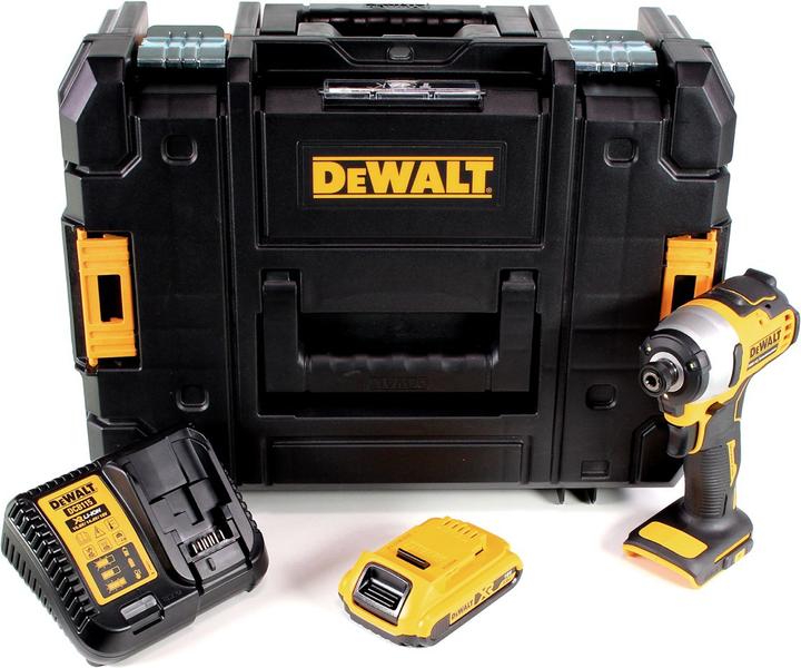 Produktbild DeWalt DCF 809 D1T Akku Schlagschrauber 18 V Brushless Li-Ion in T-STAK Box + 1 x 2,0 Ah Akku + Lade