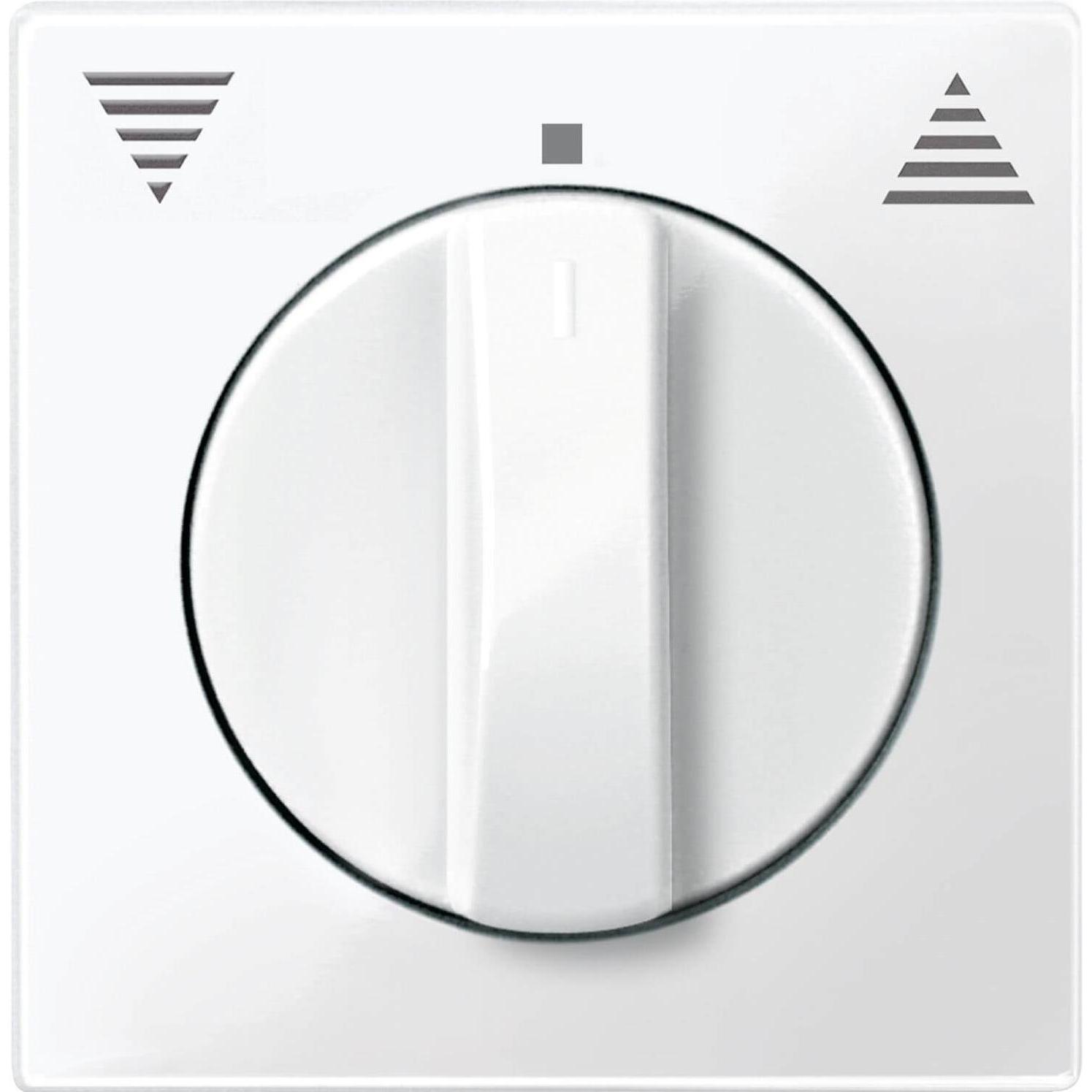 Merten Zentralplatte, Taster + Schalter, Weiss