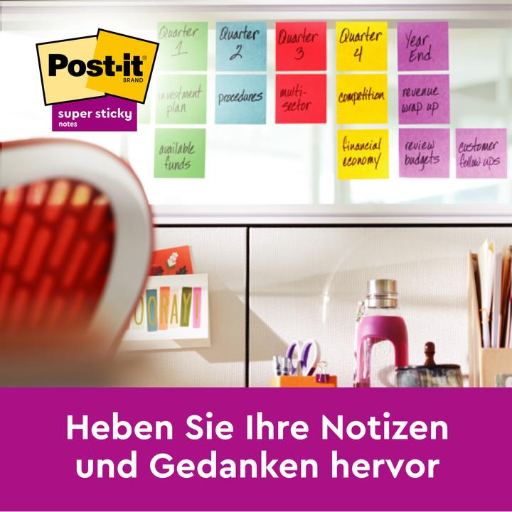 Actual product image Post-it Super Sticky (76 x 76 mm)