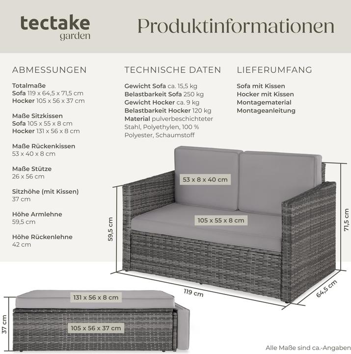 Produktbild tectake Korfu