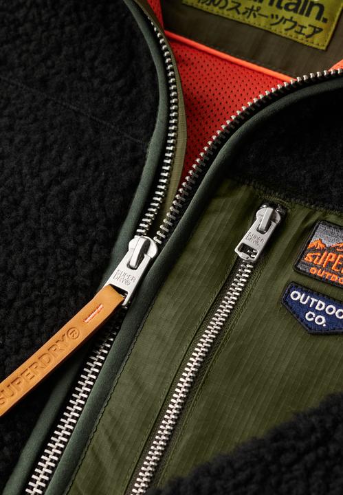 Immagine prodotto Superdry Vintage Retro Fleecejacke mit durchgehendem Reissverschluss (M)