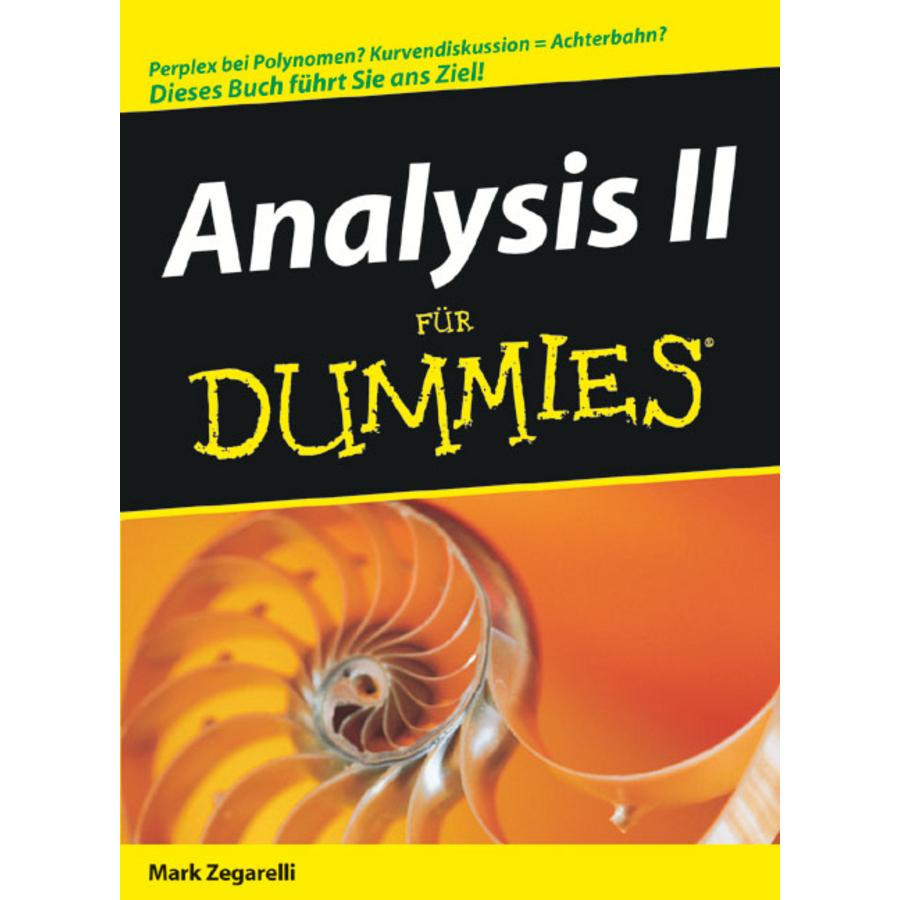 Analysis II für Dummies, Fachbücher von Mark Zegarelli, Judith Muhr