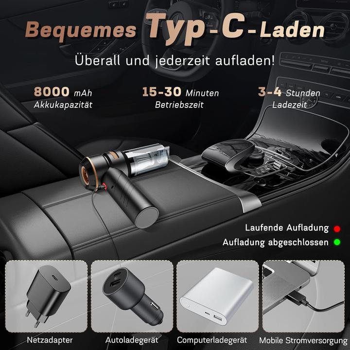 Produktbild Milfech 4-in-1 Kabelloser Handstaubsauger