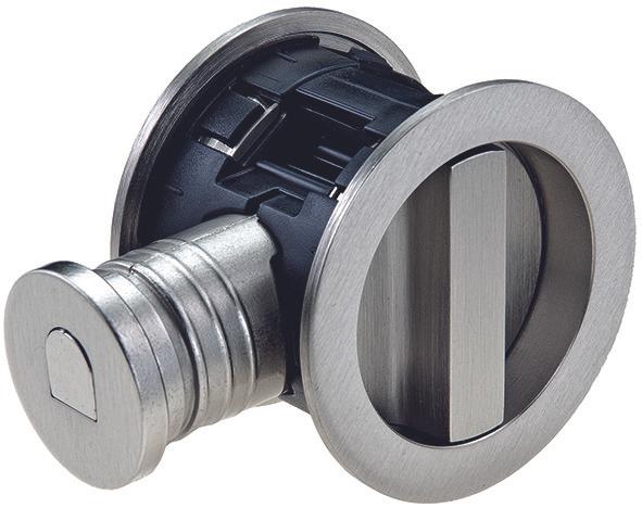 Actual product image Goll Sliding door set STB 100 round (Sliding door handle)