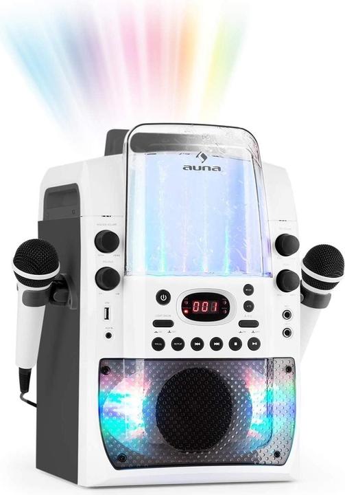 Produktbild Auna Karaoke Anlage Weiss-Grau
