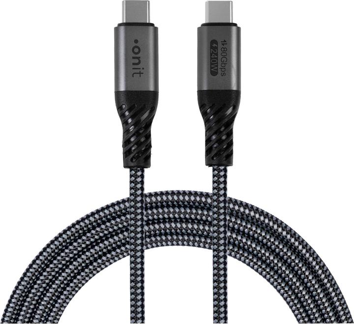 Produktbild Onit USB4-Kabel v2.0 Premium USB C - USB C (1 m, USB 4.0, 240 W)