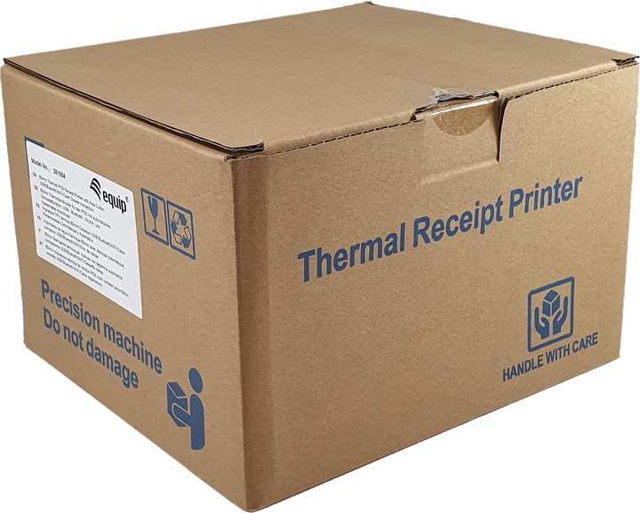Produktbild equip Thermodrucker 80mm USB/Ethernet/Seriell/RJ11 sw (RS-232, RJ11, USB)