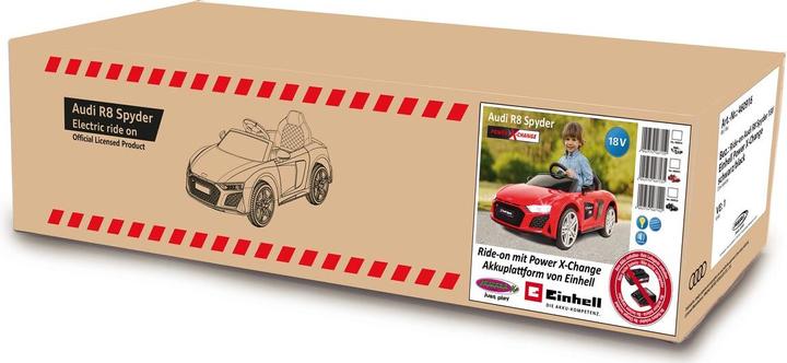 Immagine prodotto Jamara Ride-on Audi R8 Spyder nero 18V Einhell Power X-Change (18 V)