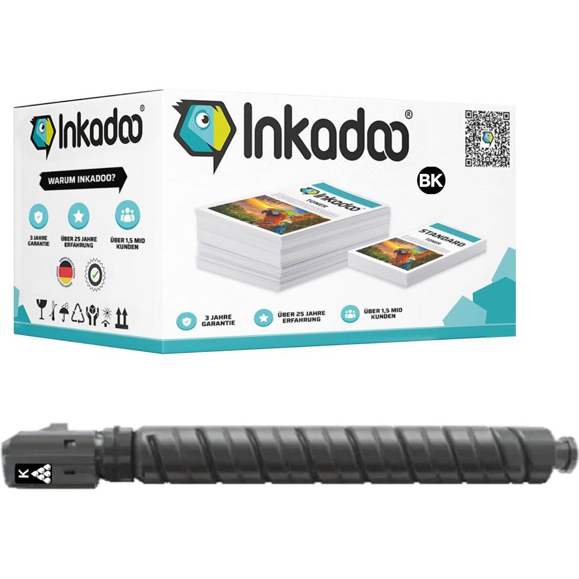 Inkadoo, Toner, Toner kompatibel mit Canon 0484C002 / C-EXV51Y Toner