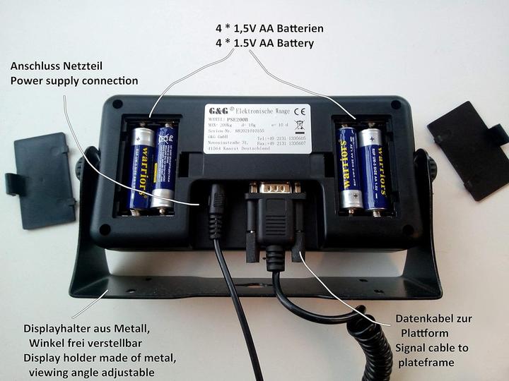 Image du produit G&G Balance pour colis PSB-200B
