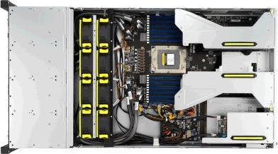 Image du produit ASUS Server RS521A-E12-RS24U/1G/2kW/16NVMe/FAN/RH/OCP/GPU