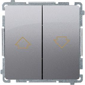 Kontakt BMZ1.01/21, Taster + Schalter, Silber