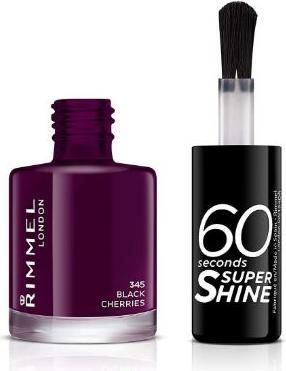 Immagine prodotto Rimmel London 60 secondi di super lucentezza (345 Ciliegie nere, Smalto)
