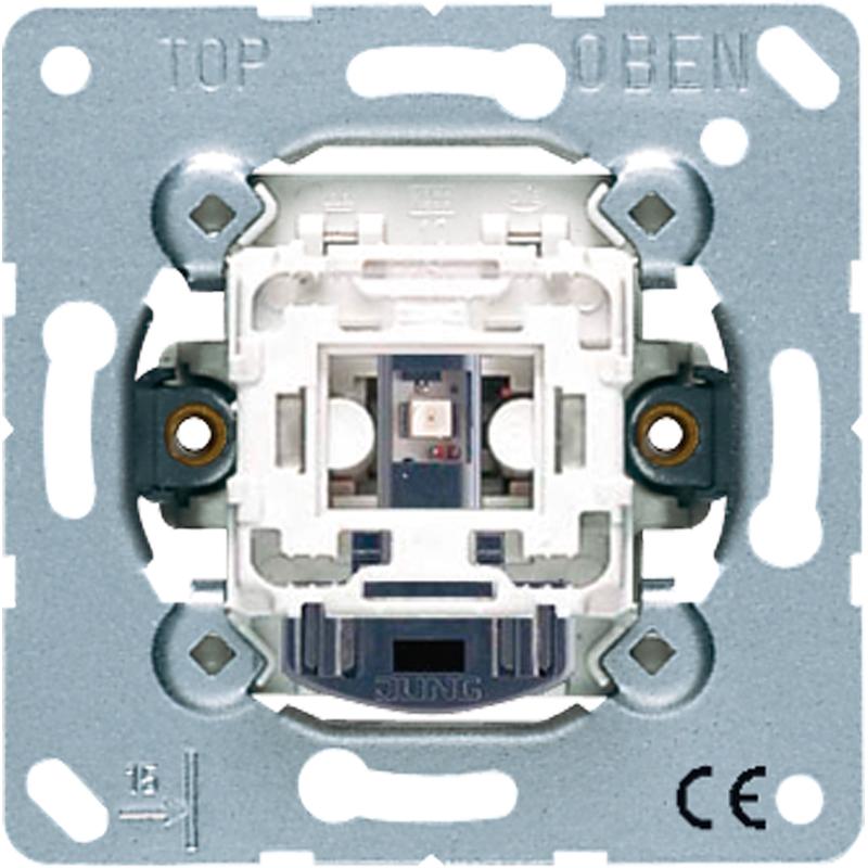 JUNG Wipptaster-Modul 1S UP Rückmeld IP00 534KO5EUD230, Taster + Schalter