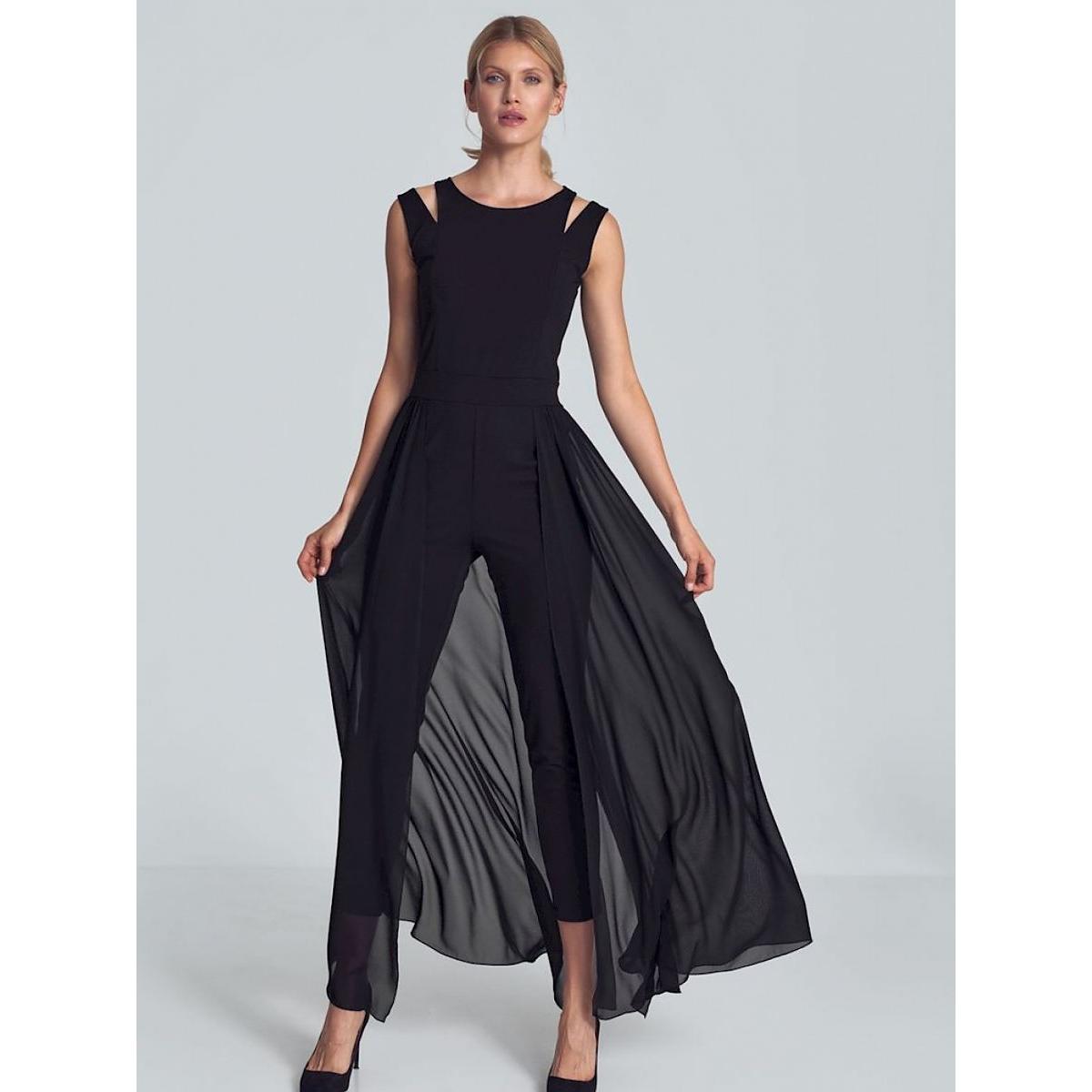 Figl, Herren, Jumpsuit, Overall, Schwarz, (S)