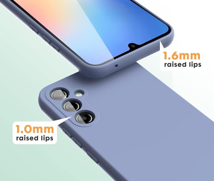 Produktbild Screenguard Samsung Galaxy A34 5G Liquid Silicone Case Hülle (Samsung Galaxy A34 5G)
