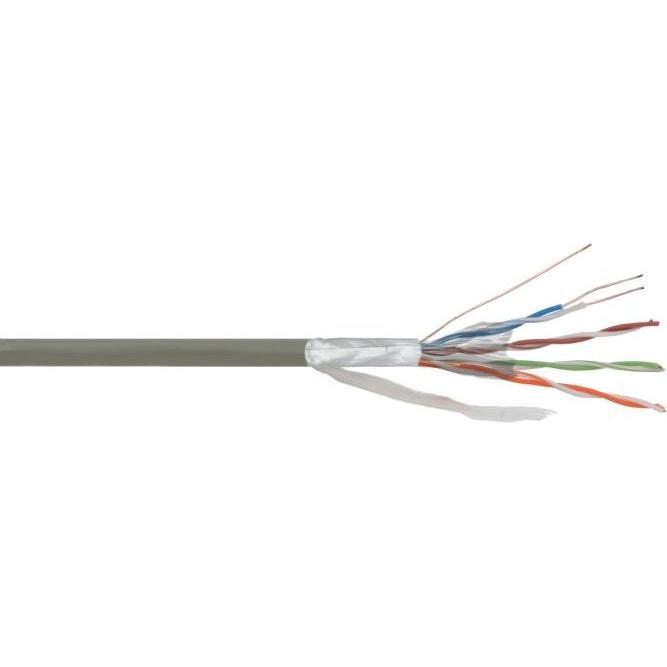 Delight Cavo di installazione U-FTP Cat5e 305m grigio (U/FTP, CAT5e, 305 m), Cavo di rete
