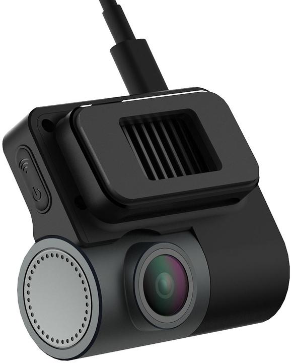 Produktbild NavGear Kompakte 4K-Dashcam mit Full-HD-Heckkamera, G-Sensor, Parkwächter, App (Beschleunigungssensor, Eingebautes Display, Eingebautes Mikrofon, GPS-Empfänger, 4K)