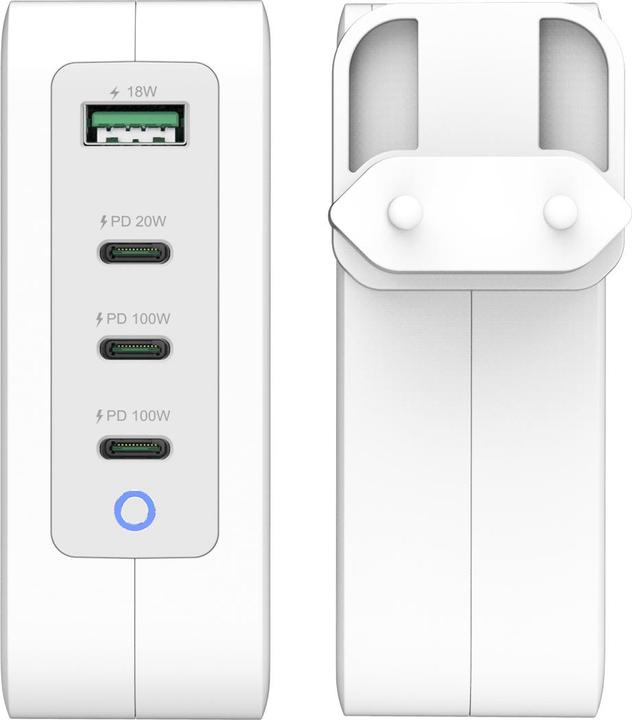 Actual product image j5Create 130W GAN USB-C 4-PORT CHARGER (130 W, 4 ports)