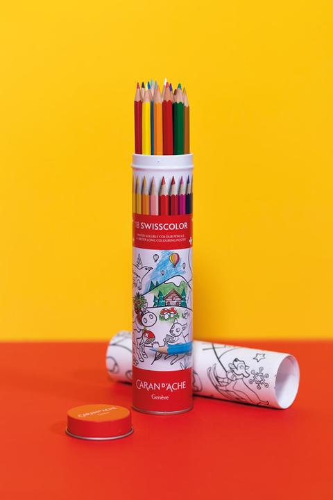 Produktbild Caran d'Ache Swisscolor Metalldose Farbstifte (18 x)