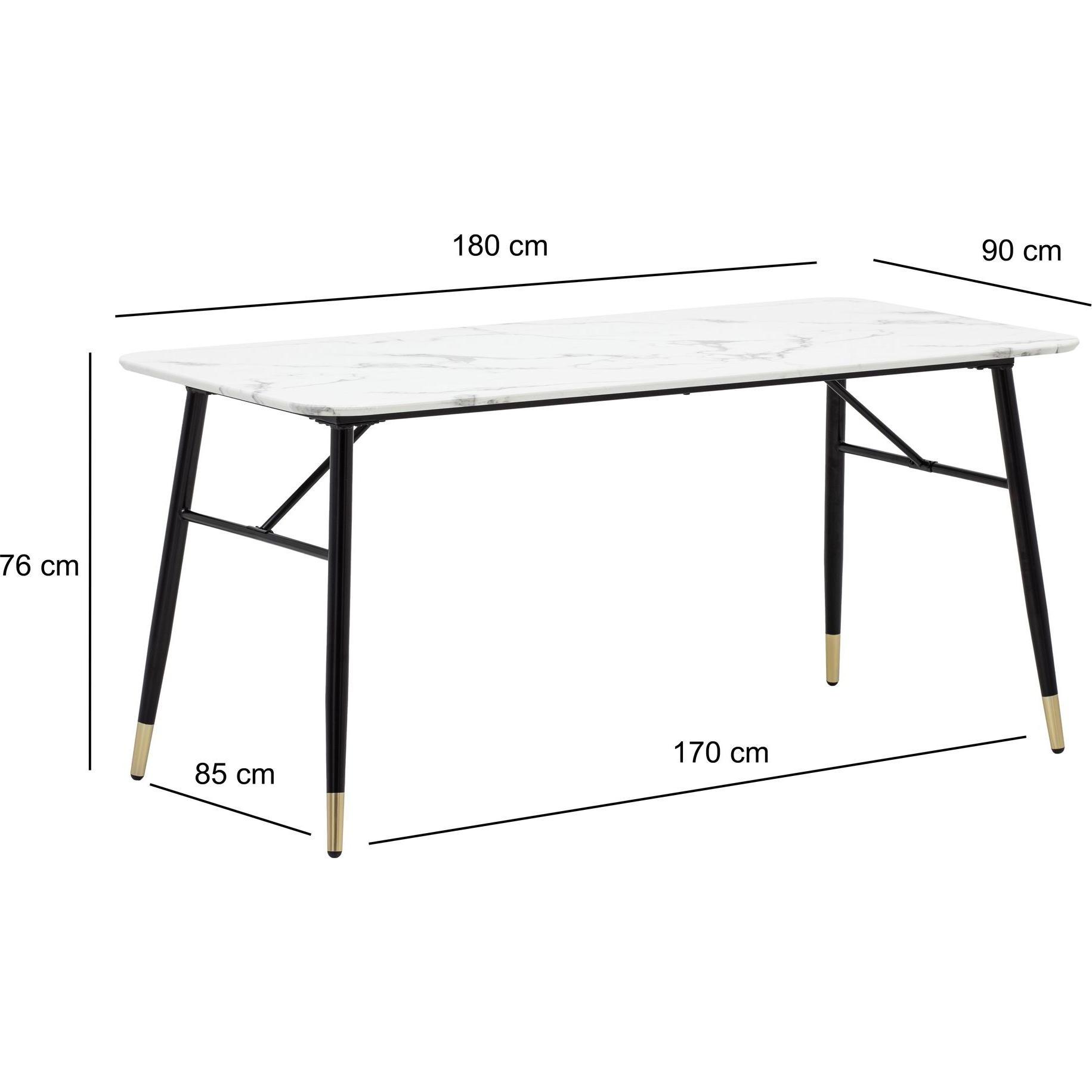 Thumbnail - Wohnling, Esstisch, 180x90x76 (180 x 90 x 76 cm)