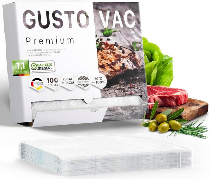 Produktbild Gusto Vac 100x Vakuumbeutel, 25x35cm (100 x)