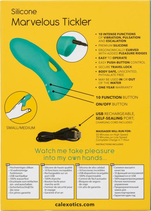 Actual product image CalExotics Silicone Marvelous Tickler