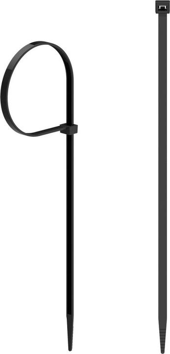 Produktbild Hama Kabelbinder, 3,5 x 140 mm, Schwarz, 50 Stück (Kunststoffkabelbinder, 140 mm, 50 Stk.)