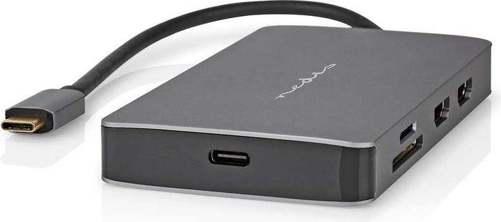 Actual product image Nedis USB Multi-Port Adapter | USB 3.2 Gen 1 | USB-C™ Plug | Micro SD / RJ45 Jack / SD / USB-C™ (USB-C, 7 ports)