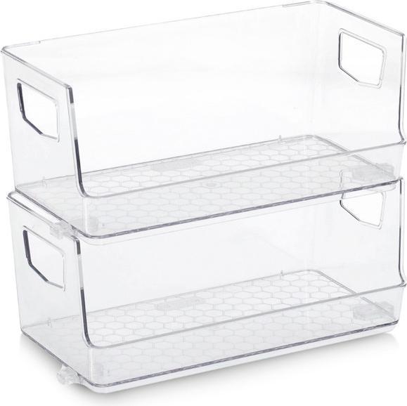 Produktbild Zeller Present Aufbewahrungsboxen Set 2-teilig Kunststoff 25.5x12.5x11 cm (2x)