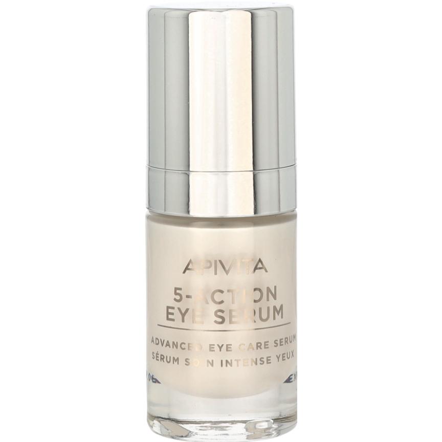 Apivita, Oogzorg, 5-Actie Oogserum (Oogverzorgingsserum, Dag + Nacht, 15 ml)