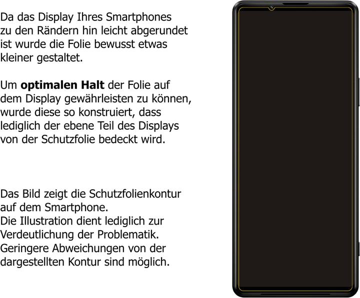 Actual product image Dipos Screen Protector Crystalclear (2 Piece, Sony Xperia 1 III)