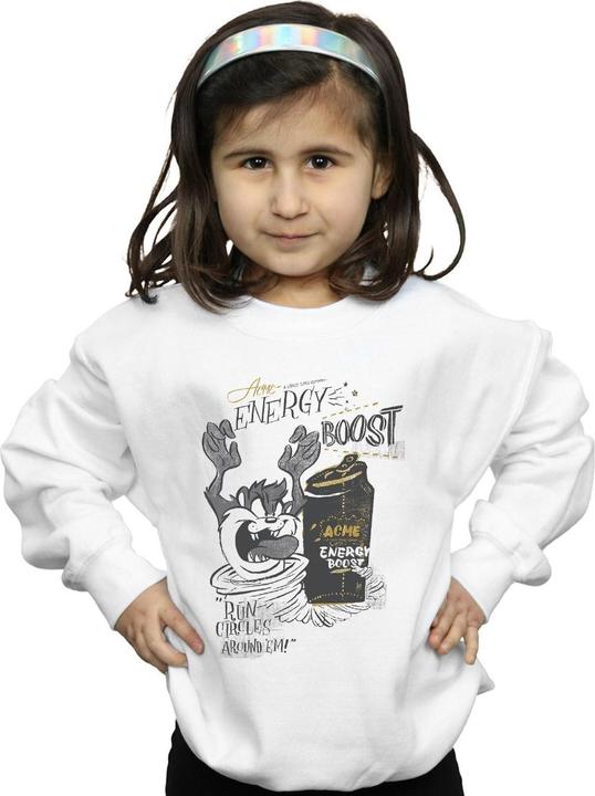 Produktbild Looney Tunes Taz Energy Boost Sweatshirt Mädchen (128)