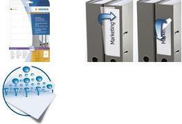 Actual product image HERMA Removable A4 file labels
