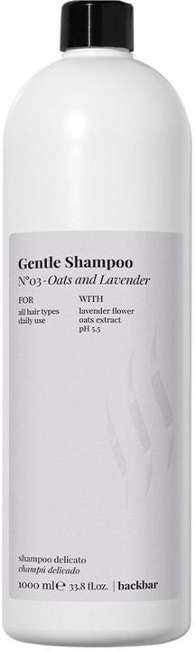 Produktbild Farmavita BACK BAR gentle shampoo nº03-oats&lavender 1000 ml (1000 ml, Flüssiges Shampoo)