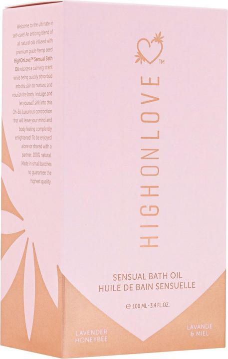 Image du produit High on Love Huile de bain sensuelle (100 ml, Huile de bain)