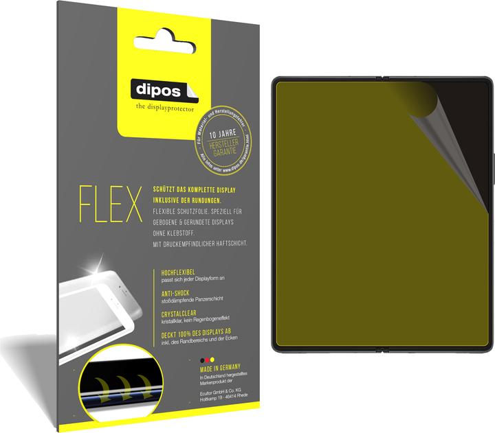 Actual product image Dipos Screen Protector Full-Cover 3D (2 pcs., Samsung Galaxy Z Fold3)